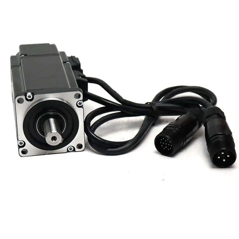 Front view of AC Servo Motor 0.73kW 220V 2000RPM 3.5Nm Continuous Torque No Brake 90mm Frame 90ST-M03520 CNC Servo For Industrial Machines