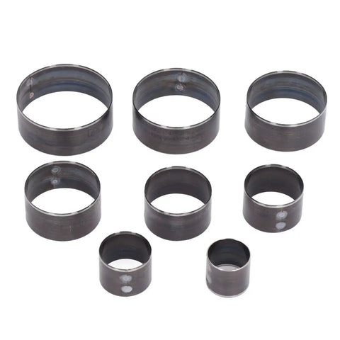 8 Piece Precision Alloy Steel Leather Punch Tool Set With Round Dies 25mm To 60mm And Pointed Tips visible in eight sizes