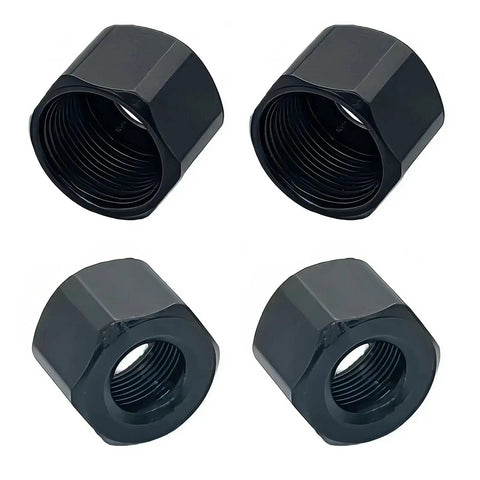 One Quarter Inch Collet Nut Replacement For Die Grinders And Sanders, Beefed-Up And Built To Last Direct Fit, four pack