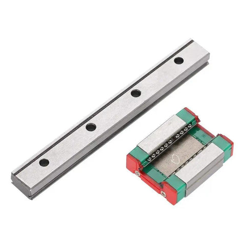 Tiny But Mighty Linear Rail Kit with Mini Bearing Block for Small Equipment and Precision Measuring Machines, 100mm Length