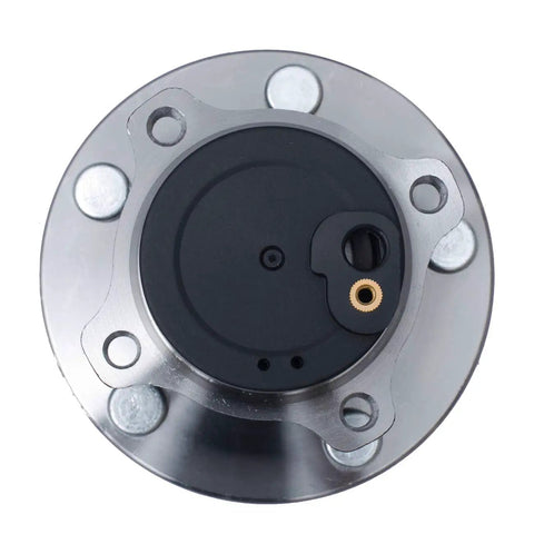 Rear Wheel Bearing And Hub Assembly For Mazda 3 2004-2013 And Mazda 5 2006-2015 FWD 5 Lug With ABS top view in OEM quality.