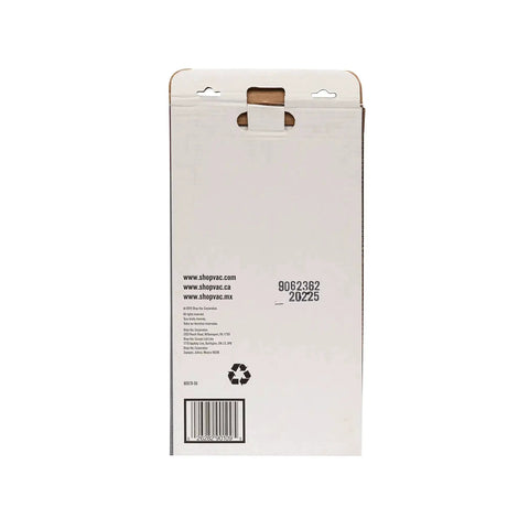 Back of packaging for Master Vacuum Accessory Kit With Extension Wands And Nozzles For 1.25 Inch Hoses All In One Cleaning Setup