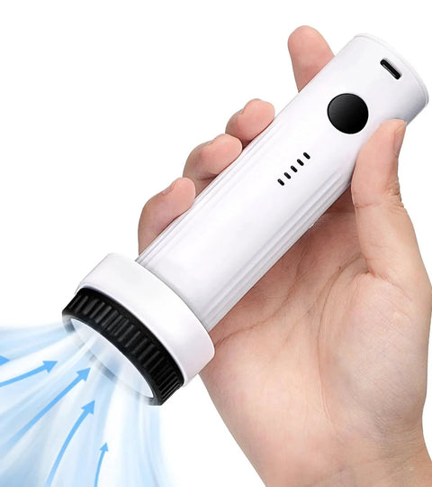 Portable Cordless Vacuum Pump For Storage Bags With 6.0 KPa Power USB Rechargeable Travel Air Sealer in hand