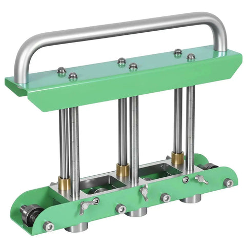 Heavy Duty Sheet Metal Bender Station 0 To 90 Degree Bending Machine Pro Folding Tool shown in green, front angle view