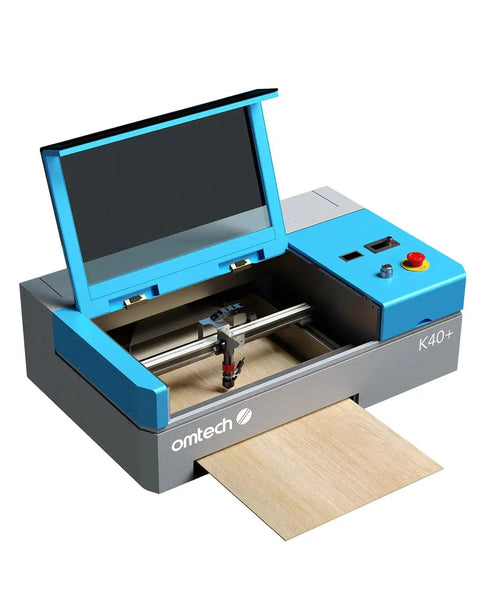 Powerful 45W CO2 Laser Engraver For Home Use And Hobbyists, 12x8 Inch Desktop Laser Cutter And Engraving Machine, OMTech K40 Plus Style