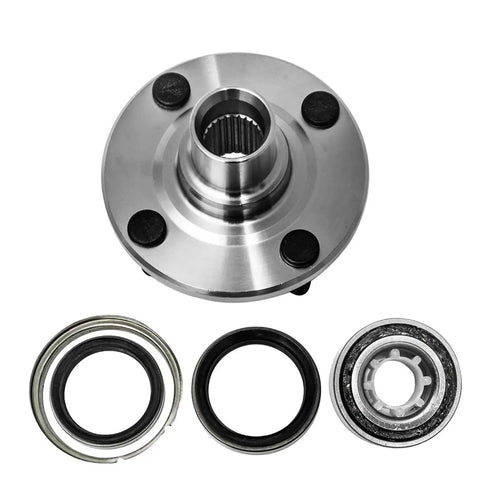 Front Wheel Bearing And Hub Assembly Pair For 1988 To 2002 Toyota Corolla, 1998 To 2002 Chevy Prizm, And 1993 To 1997 Geo Prizm