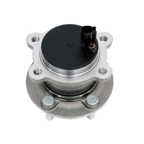 Rear Wheel Bearing Hub Assembly Set Of 2 For Escape And C Max Models 2013 2018 Without Active Park Assist Bolt In Direct Fit Replacement 5 Lug Fwd Plug And Play Aftermarket Wheel Hub Kit, front view