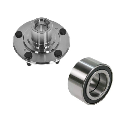 Front Wheel Hub Bearing Kit For Honda Civic 2012 2013 2014 2015 DX EX GX LX Left Or Right With Wheel Speed Sensor And DIY Friendly Installation Excludes Si And EXL 2.4L Models Warranty Included, showing metal components