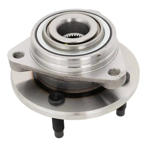 Pontiac G5 Front Wheel Hub Assembly Driver Or Passenger Side 4 Stud Ball Bearing 33 Spline 4 By 3.94 In Bolt Pattern Replacement For 22701520 Direct Fit