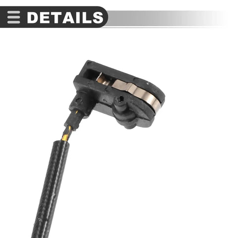 Motoforti brake pad wear sensor, black plastic housing with cable, Mercedes-Benz GL350 2010-2016 close-up