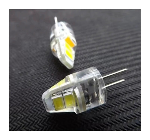 G4 Base 6V DC 1W Microscope LED Lamp 2 Pack White 6000K High CRI For Real Colors Energy Saving Pro Grade Lab Work Electronics
