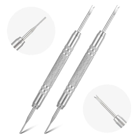 30 Piece Watch Band Pins Replacement Kit With Heavy Duty Stainless Steel Double Ended Pin Springs For Bracelet Repair Diameter 1.5-1.8mm