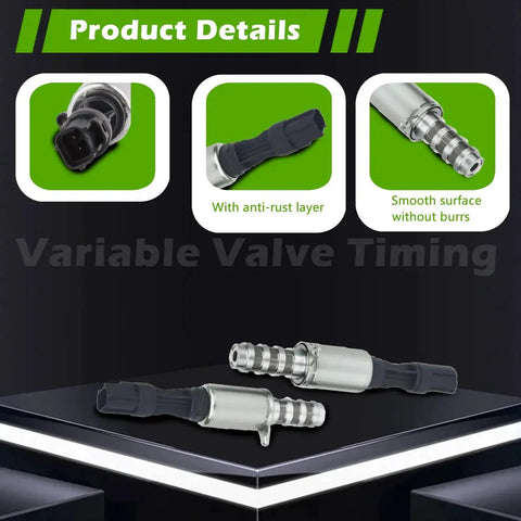 Ford VVT Camshaft Solenoid Kit For 4.6L And 5.4L V8 Engines With Variable Valve Timing Control details and features shown