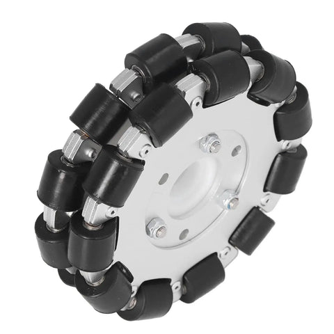 Double Aluminum Omni Wheel 127mm Premium Omni Directional Wheel With 360 Degree Rotation for robot replacement parts