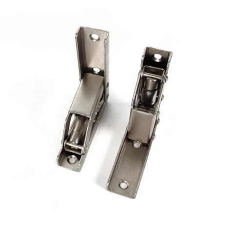 Sleek Invisible Concealed Hydraulic Buffer Cabinet Hinges For Effortless Quiet Closing And Space Saving Design, 4-piece kit, steel
