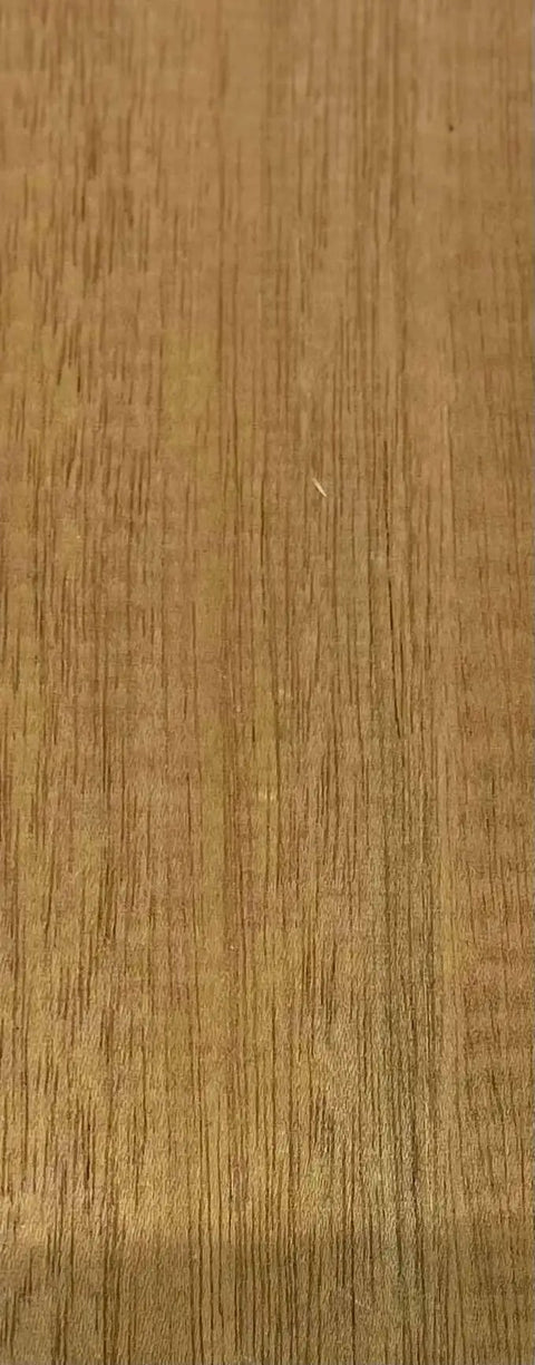 Close-up of One Piece Mahogany Pepper Mill Blank 3x3x12 inch kiln dried hardwood turning wood block for woodworking and lathe projects.