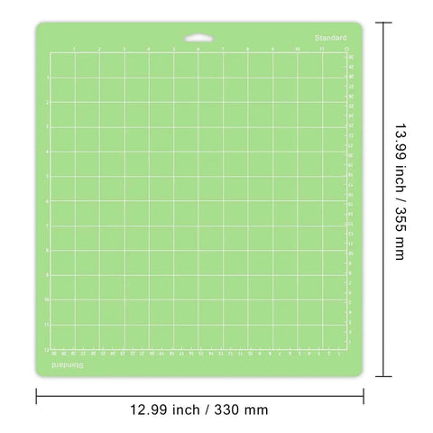 12x12 Inch Standard Green Grip Cutting Mat For Cricut Explore One Air Air 2 Maker 8 Pack Non Slip Adhesive Replacement Mats Compatible With Vinyl Paper Cardstock Thin Fabric And Other Medium Weight Materials