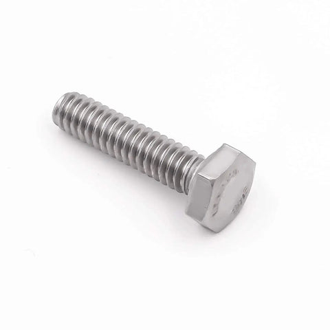 Beefy Heavy Duty Stainless Steel Hex Bolts Set Of 100 In 1/4-20 Size, 1-1/2 Inch, 18-8 304 Stainless, Fully Threaded