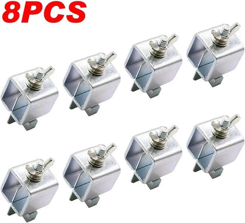8 pcs butt welding clamps for edge to edge welds, auto body sheet metal clips, small welding clamps tack, steel with zinc plating