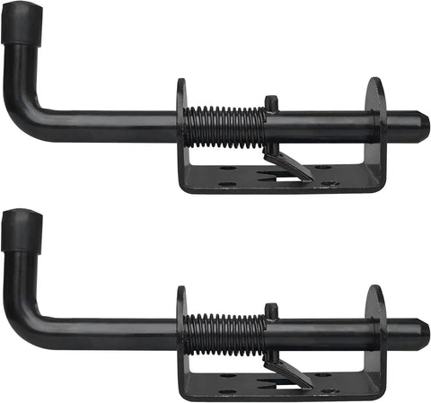 Two Pack 5 Inch Spring Loaded Latch Pin With Eight Screws For Doors Cabinets Chests By E Ting Carbon Steel Durable Lock Bolt