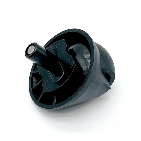 Omni Directional Front Caster Wheel For Roborock S9 MaxV Ultra And Slim Saros 10 10R Compatible Vacuum Accessory, black wheel close-up