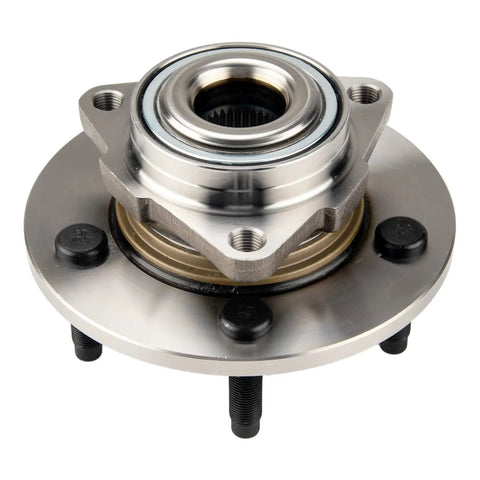 Front Wheel Bearing And Hub Assembly For 2002 Through 2008 Dodge Ram 1500 With ABS 5 Lug 2 Pieces Premium Replacement 515072