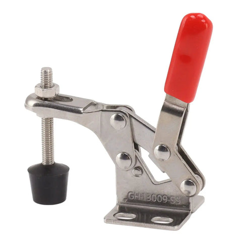 Pro Grade Toggle Clamp Latch Push Pull Stainless Steel Hand Tool For Woodworking And Welding, Adjustable Opening With Plastic Handle
