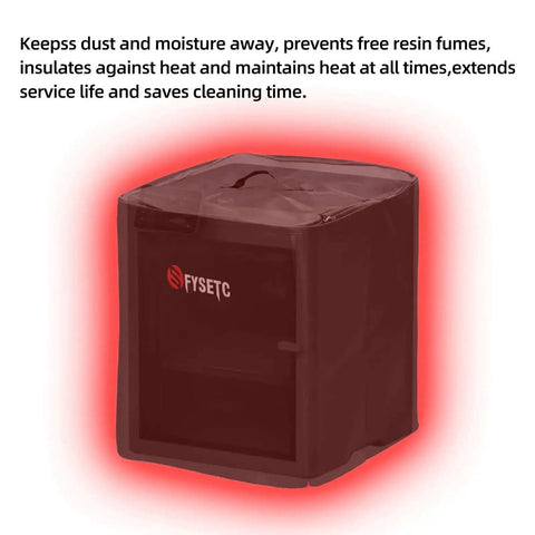 Collapsible Printer Enclosure For Bambu Lab X1 Series And Similar Sized FDM And Resin 3D Printers, Dustproof Sunlight Shield, shown in black