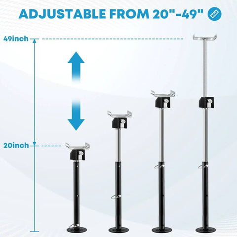 Set Of 2 RV Slide Out Supports For Travel Trailers Heavy Duty Camper Jacks That Hold Up To 5000 Lbs Adjustable Height From 20 To 49 Inches