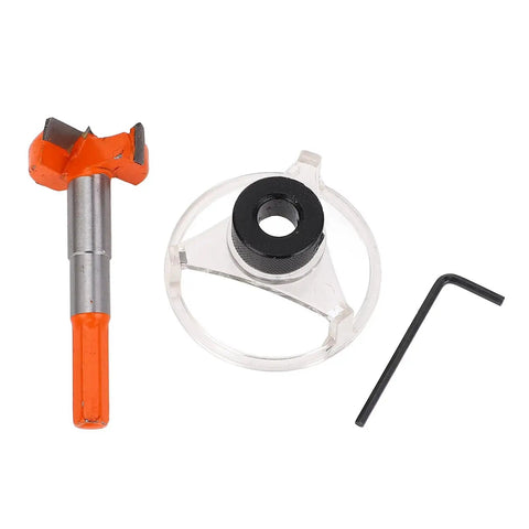 35mm Concealed Hinge Jig Drill Guide Set For Woodworking Hinges With Dust Cover And Adjustable Hole Size Boring Bit Cutter 3 Flute Woodworking Drill Bit Saw Bit SENECESLI