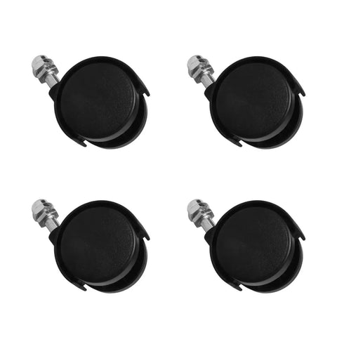 4Pcs Mute Casters For Electric Oil Heaters And Appliances, Omnidirectional Swivel Wheels 40x30x8mm, Quiet Roll Set