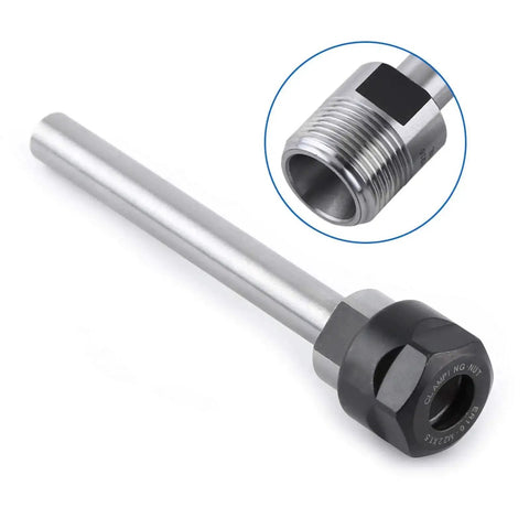 Collet Chuck Holder With Straight Shank For CNC Milling And Lathe Tooling Heavy Duty Clamp High Rigidity Precision Ground Fit Close-Up
