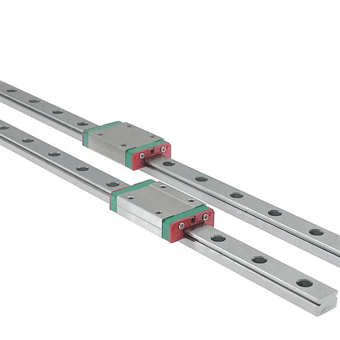 Miniature Linear Rail Guide Block Kit For VORON 2.4 And CNC Machines, MGN9H MGN9C Compatible, 650mm Style, shown installed close-up