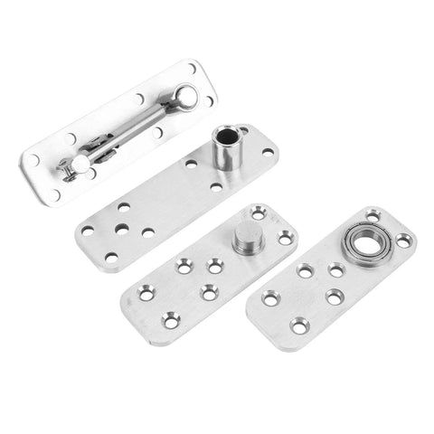 Hidden Door Hinges Stainless Steel Heavy Duty 360 Degree Pivot With Reinforced Pivot Column for Wood Doors and Bookcases