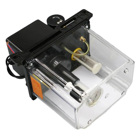 2L CNC Oil Lubrication Pump System with Electromagnetic Automatic Lubrication, dual display, for industrial lube applications.