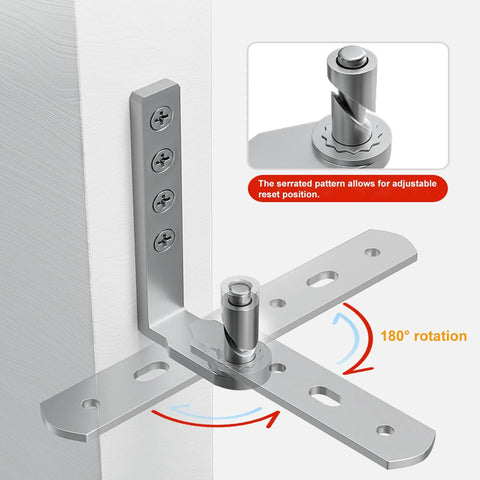 Taluokong saloon door hinges, 304 stainless steel, self-return double swinging, 50–110 lb load, 2-set