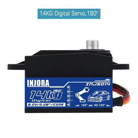 Beefy 14Kg Digital RC Servo With Full Metal Gears And Dual Ball Bearings for RC Cars and Helicopters