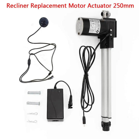 24V Electric Recliner Linear Actuator Kit With 250mm Stroke for Sofa Lift Chairs including accessories
