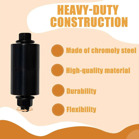 Heavy Duty Dimpling Die Tool For DZUS Fasteners In Industrial Metal Fabrication Kit 0.75 Inch By 0.2 Inch black oxide finish