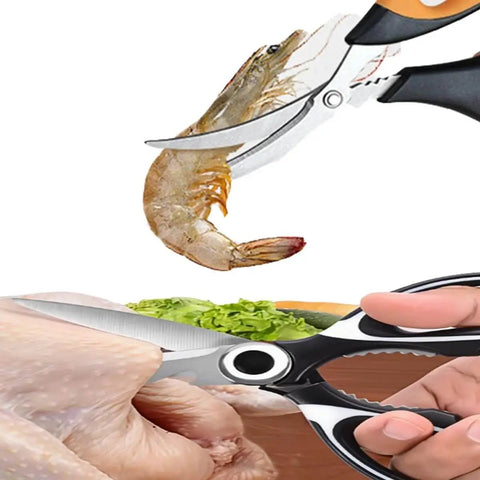 5 Blade Herb Scissors And Kitchen Shears Set For Herb Cutting Seafood Scissors Onion Holder Slicer And Potato Crinkle Cutter Heavy Duty Pro Grade Stainless Steel Yamesu Kitchen Gadget Salad Tools 5 Sets