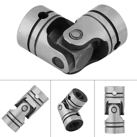Steel shaft connector universal joint coupler, 12mm, for 3D printer CNC and RC steering linkage
