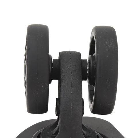 Luggage Wheel Replacement Set Of 2 Easy To Install Suitcase Caster Wheels For Repairing Worn Out Casters ABS Material