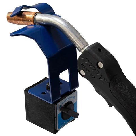 Magnetic Base MIG Welding Torch Holder Pro Grade With Secure Positioning and Effortless Mobility for Your Busy Workshop and Easy Setup