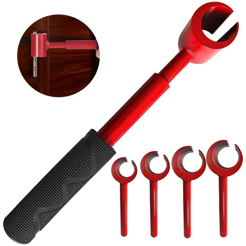 4 In 1 Door Hinge Gap Adjustment Tool Set With 0.55 In, 0.71 In, 0.91 In And 0.98 In Wrenches For Precise Alignment And Smooth Swing