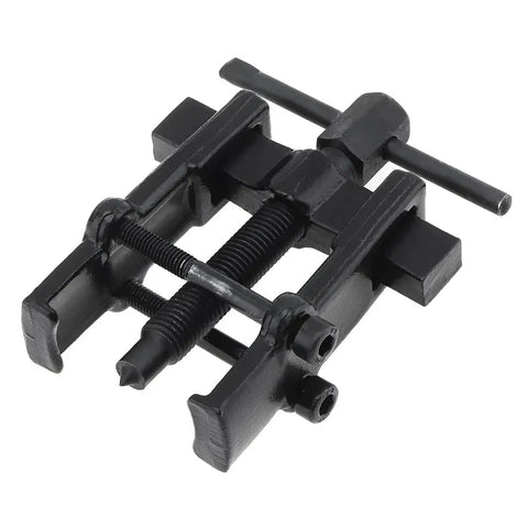 Adjustable Two Jaw Bearing Gear Puller Remover 2 Inch Carbon Steel in black, side angle view