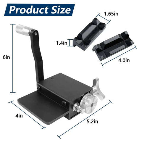 Heavy Duty Bead Roller For Tube Pipe And Hose With Nylon Vise Jaws Fits 5 Eighth Inch And Larger Tubing dimensions diagram
