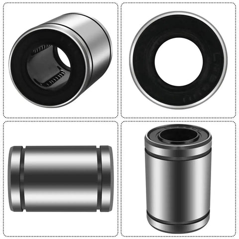 SW8G Half Inch Ball Linear Bearing Bushing For CNC Machines And 3D Printers, double sided rubber sealed high accuracy steel bearing