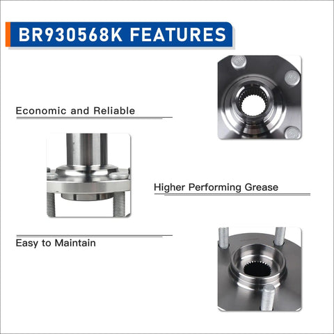 Front Wheel Hub And Bearing Assembly Replacement For 04 06 Lexus ES330 RX330 07 13 ES350 07 09 RX350 features and details