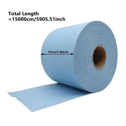 Heavy Duty Blue Towels Jumbo Roll With 500 Industrial Strength Wipes for Garage Grade Workshop Cleanup