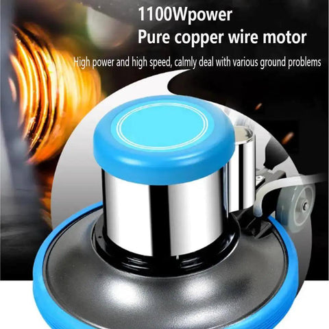 Pro Grade 17 Inch Floor Polisher With 175 RPM 1100W Copper Motor Heavy Duty Floor Buffer Scrubber close-up view